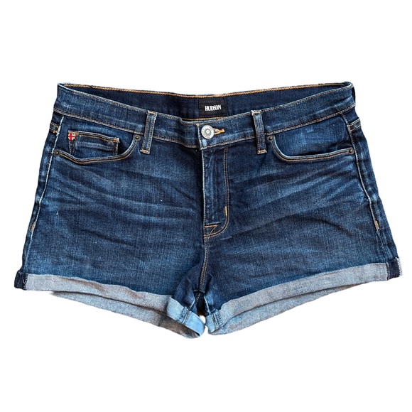 Hudson Jeans cuffed denim shorts SZ 28 - Picture 1 of 4